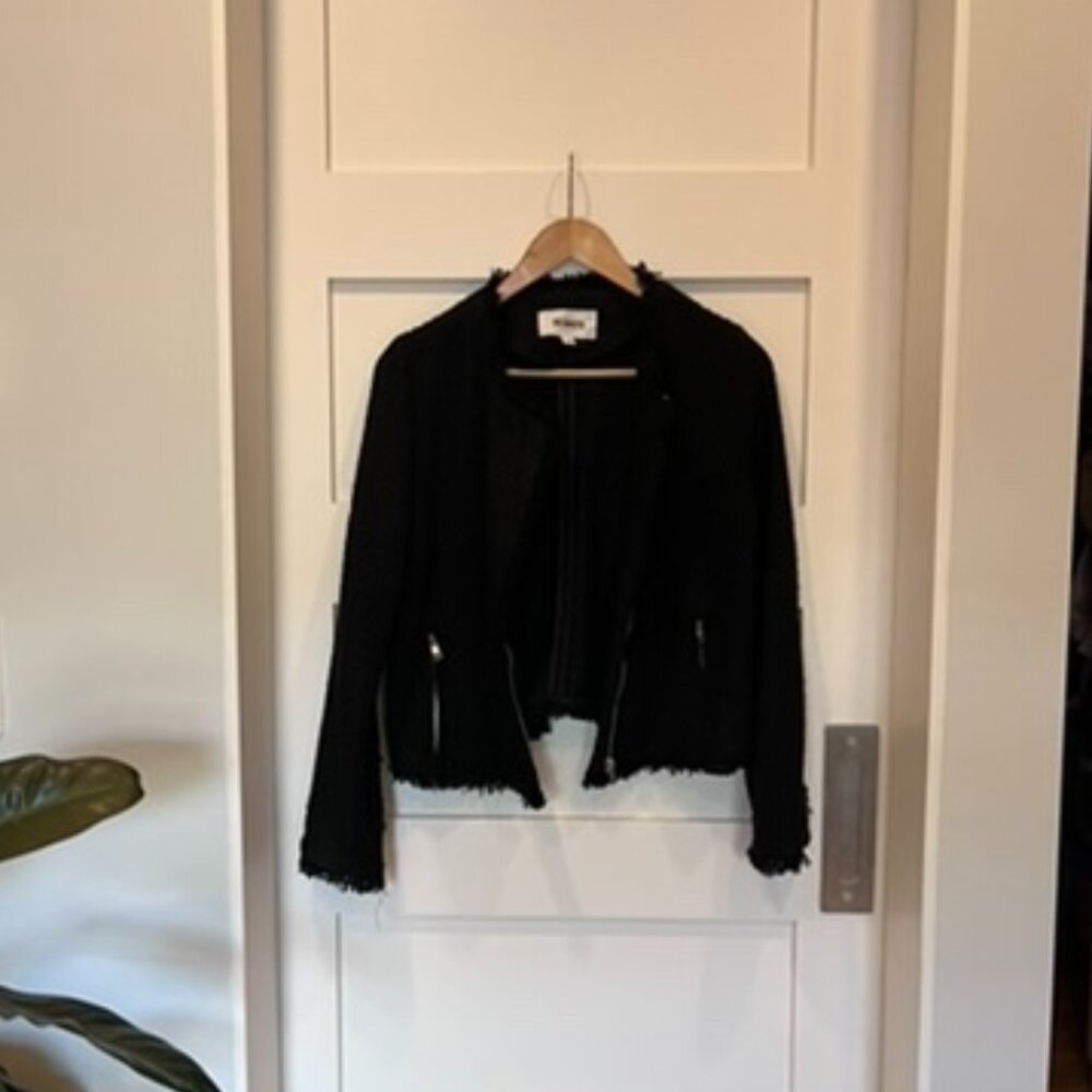 BB Dakota Fringe Jacket - S Black